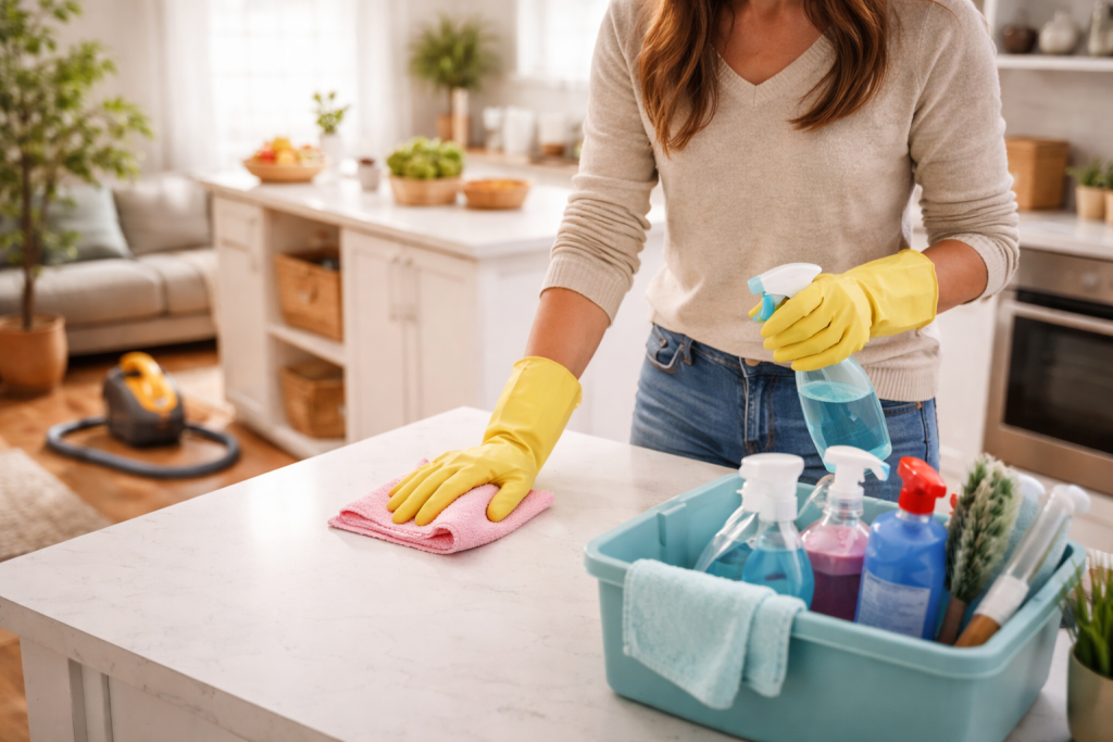 Daily Home Cleaning Routine